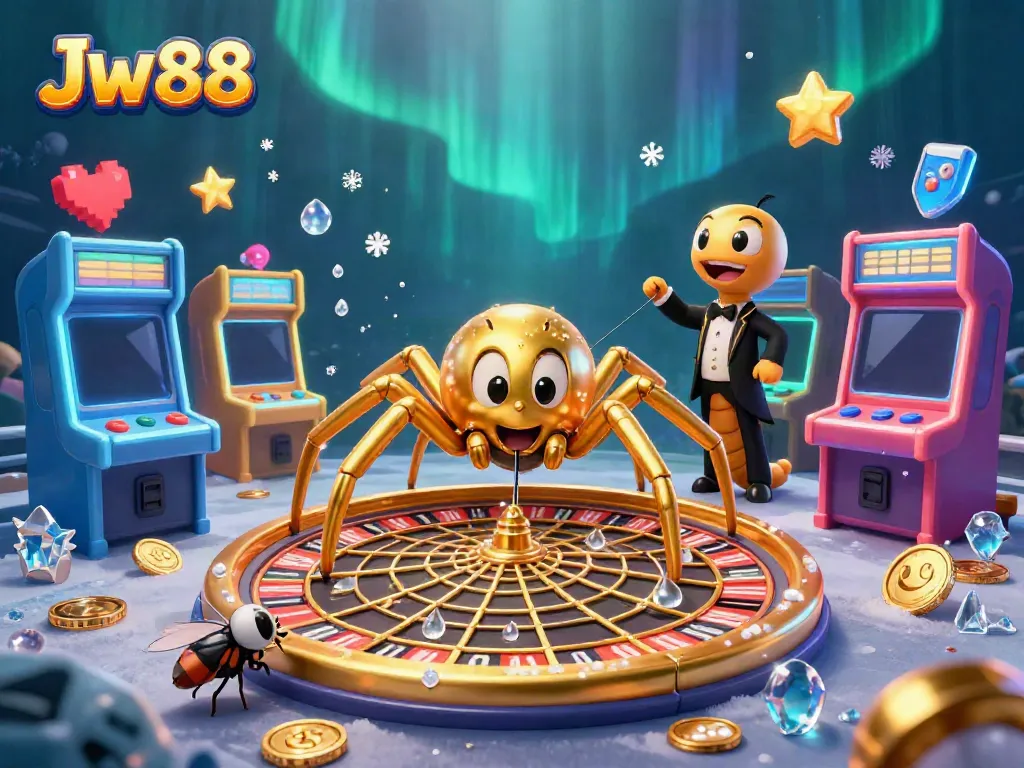 Experience vibrant gameplay at Jw 88 with a unique illustration depicting a magical casino scene.