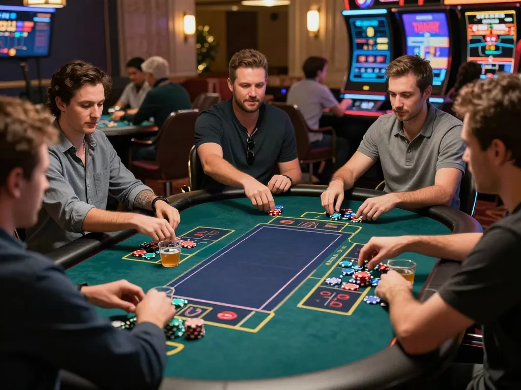Engaging players at ku88 live casino with dealers and vibrant atmosphere.